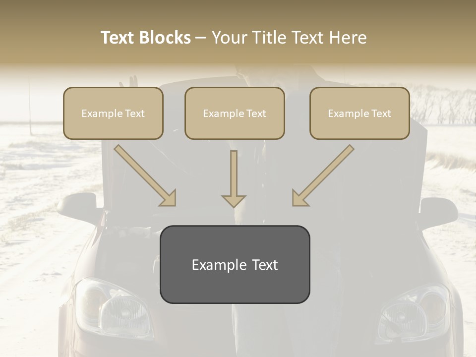 Repair Road Cell PowerPoint Template