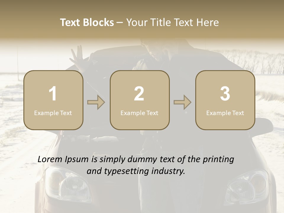 Repair Road Cell PowerPoint Template