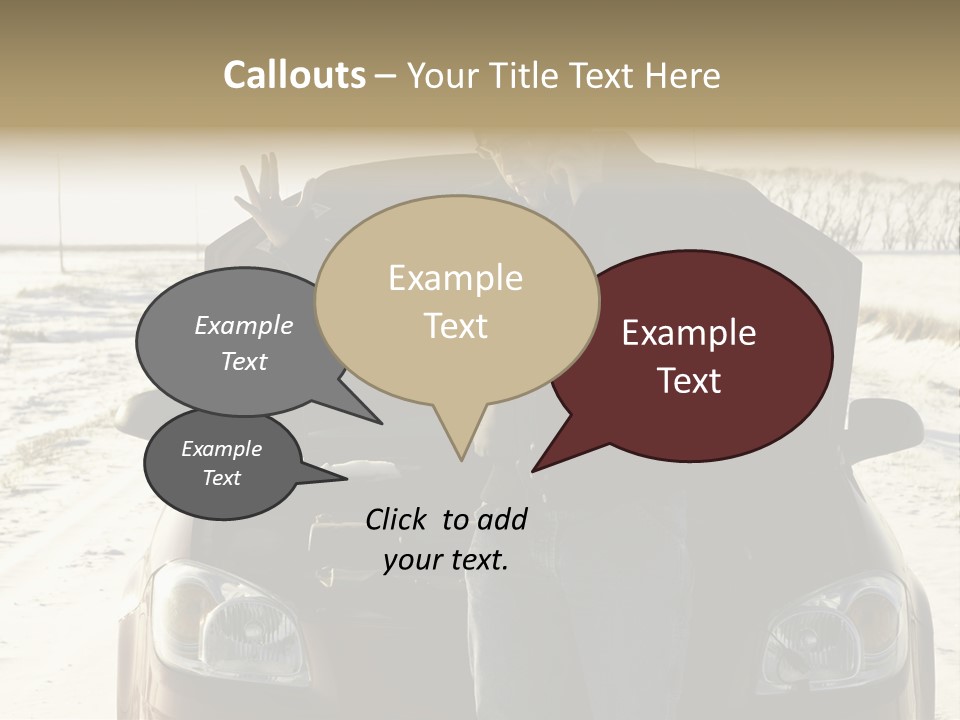 Repair Road Cell PowerPoint Template