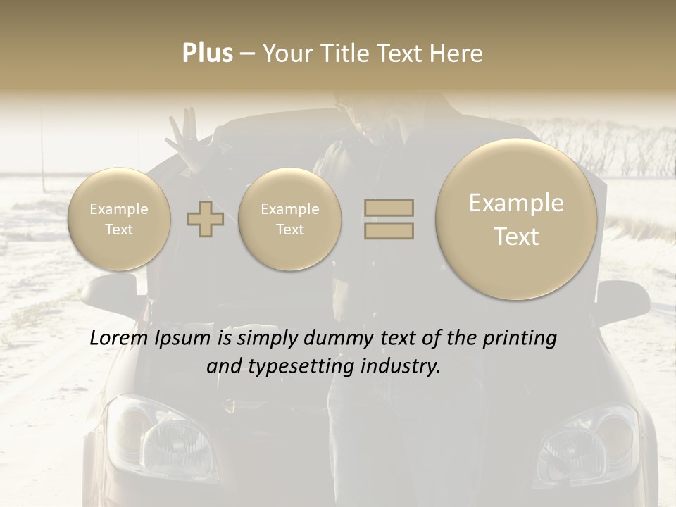 Repair Road Cell PowerPoint Template