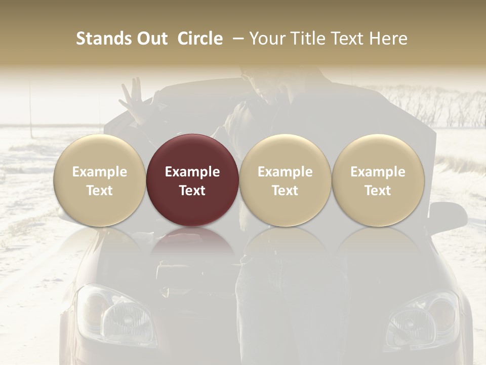 Repair Road Cell PowerPoint Template