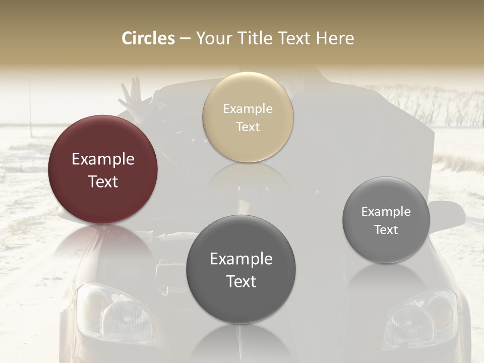 Repair Road Cell PowerPoint Template