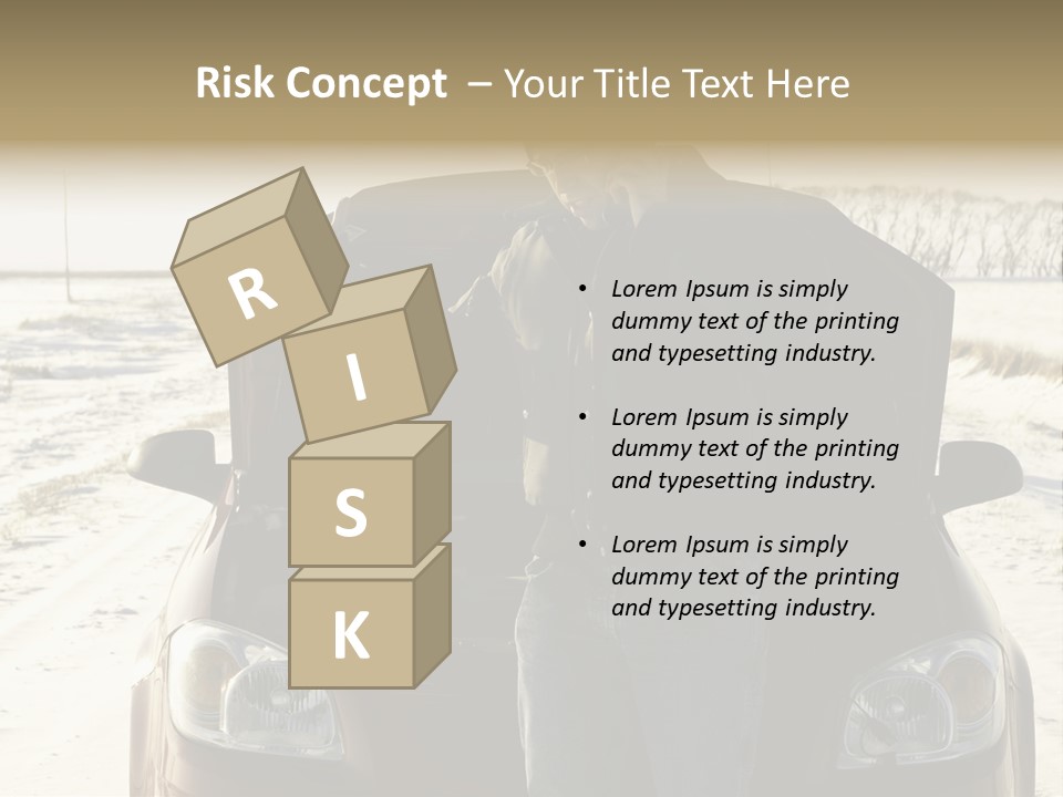 Repair Road Cell PowerPoint Template