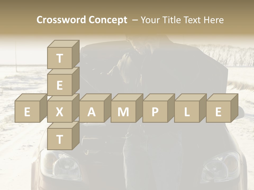 Repair Road Cell PowerPoint Template