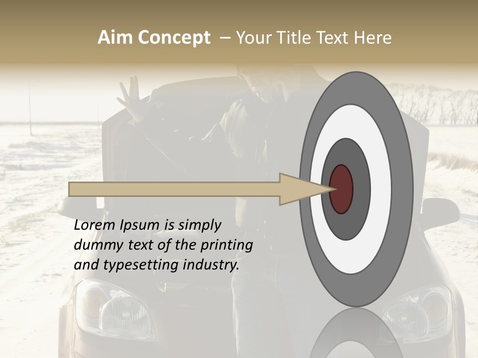 Repair Road Cell PowerPoint Template