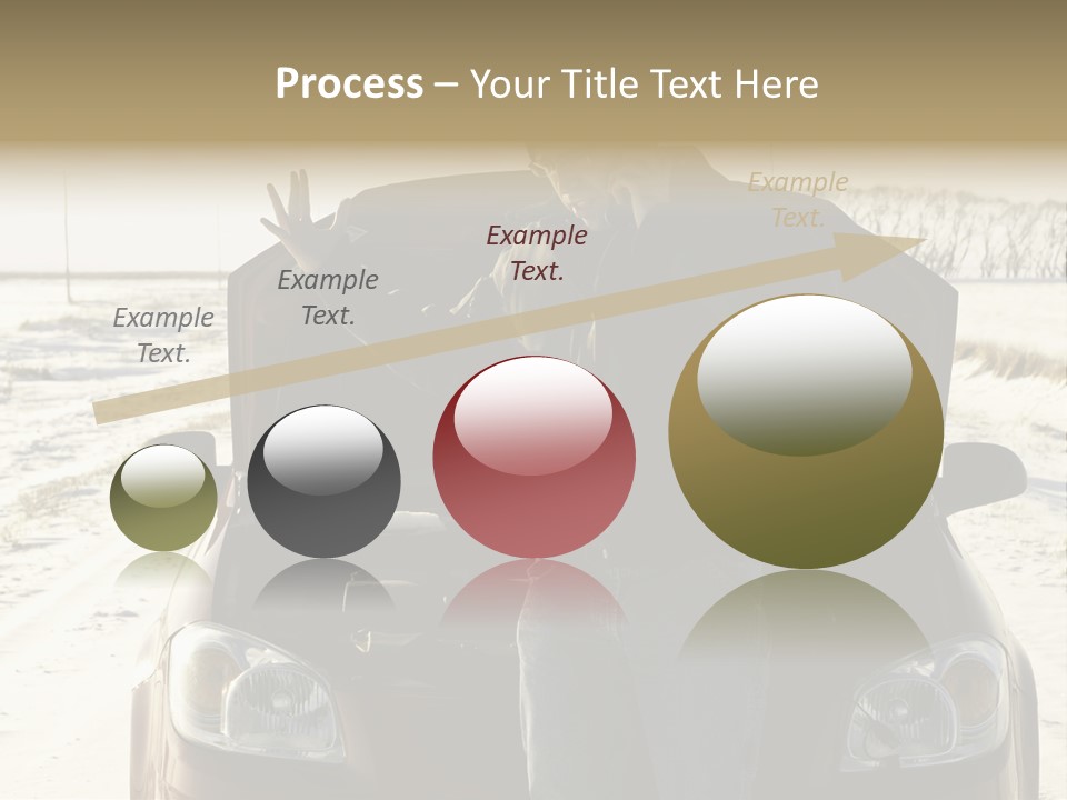 Repair Road Cell PowerPoint Template