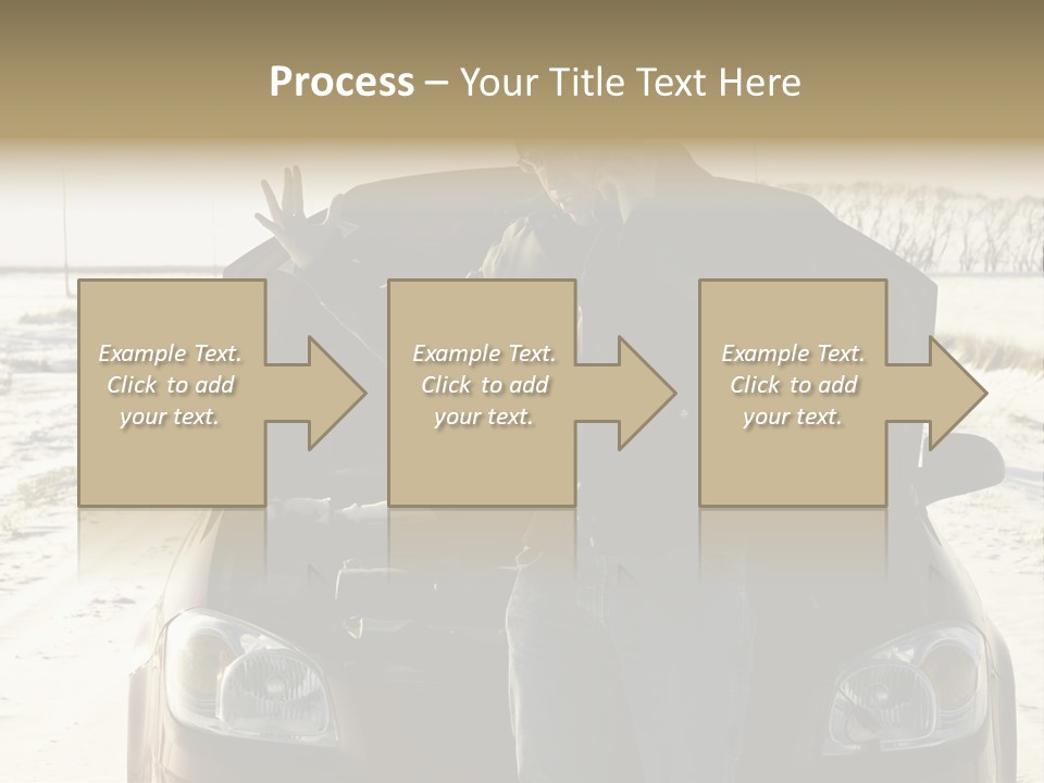 Repair Road Cell PowerPoint Template