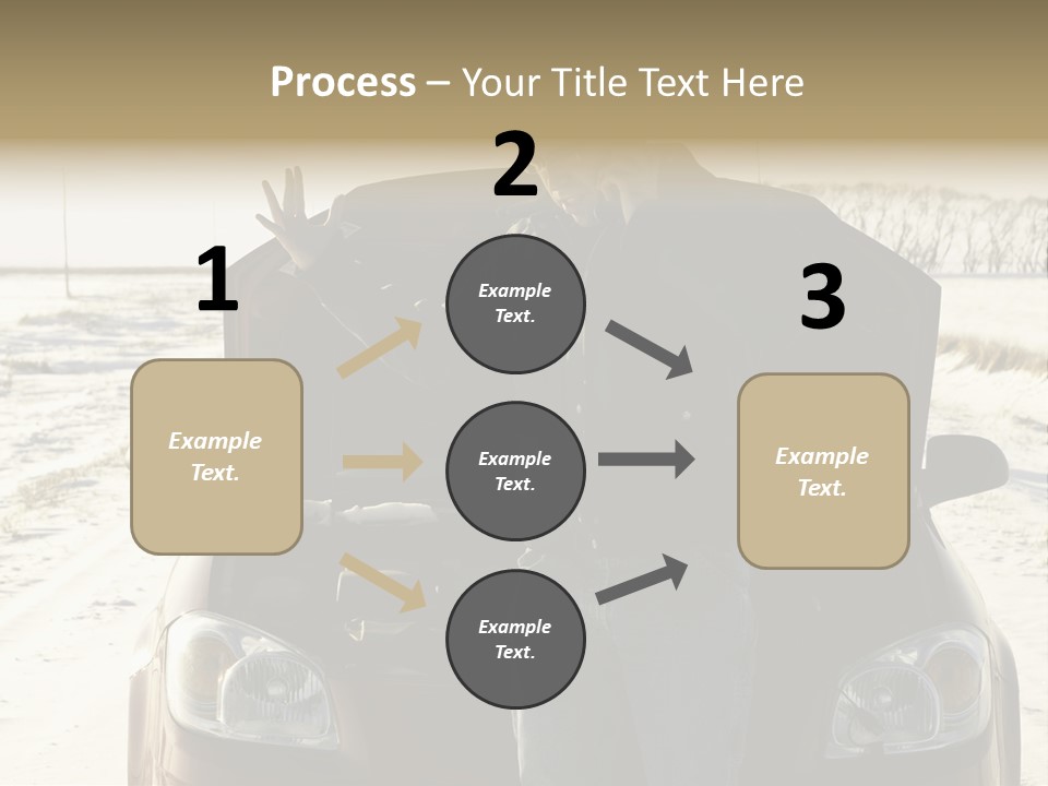 Repair Road Cell PowerPoint Template