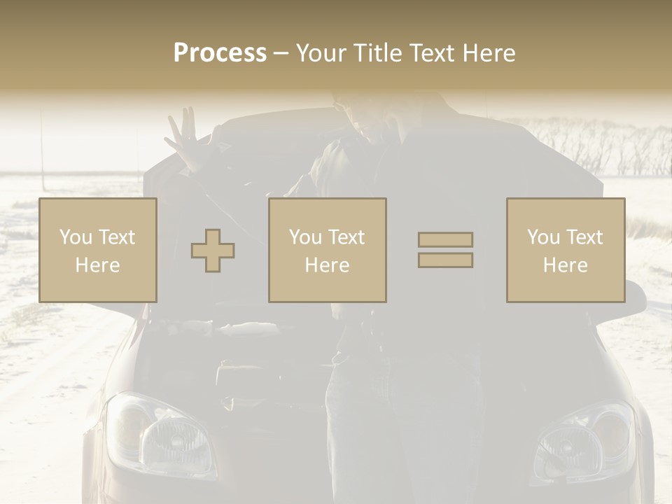 Repair Road Cell PowerPoint Template