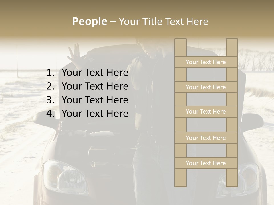 Repair Road Cell PowerPoint Template