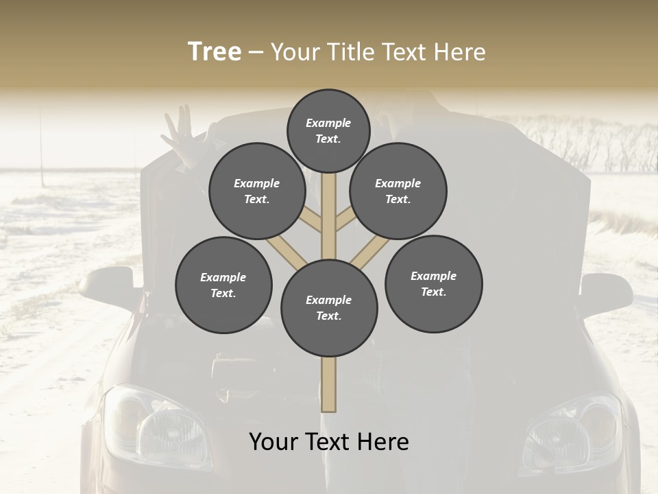 Repair Road Cell PowerPoint Template