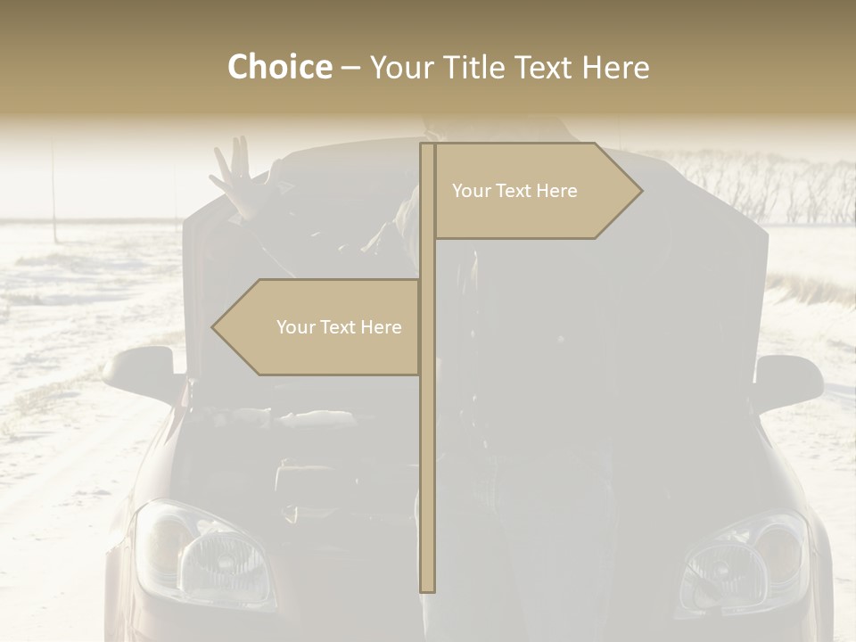 Repair Road Cell PowerPoint Template