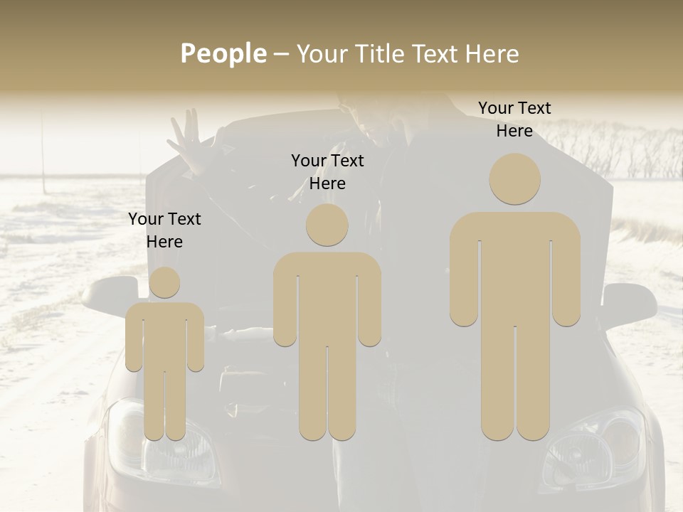 Repair Road Cell PowerPoint Template