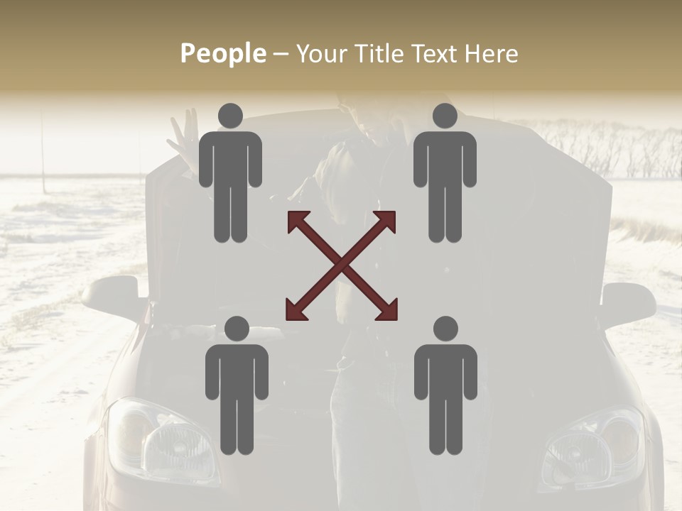 Repair Road Cell PowerPoint Template