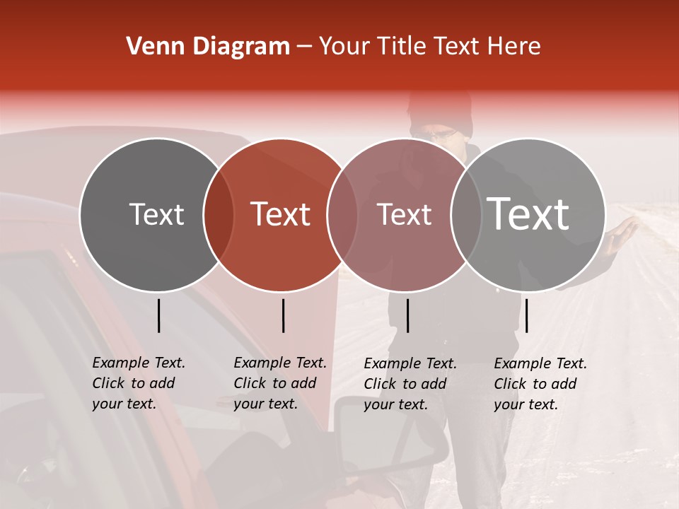 Road Automobile Phone PowerPoint Template