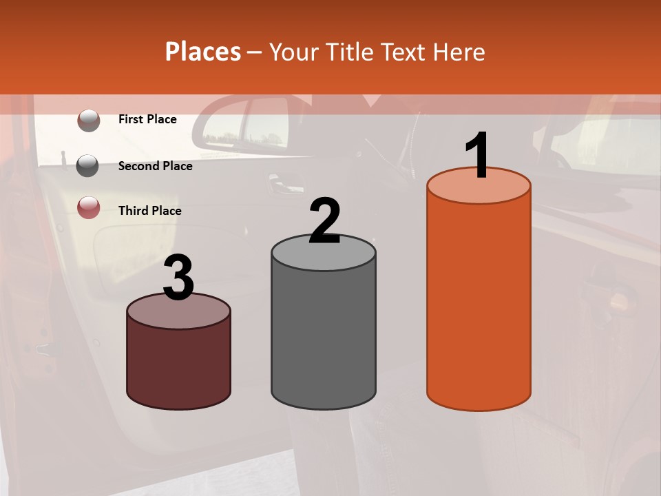 Road Jeans Engine PowerPoint Template