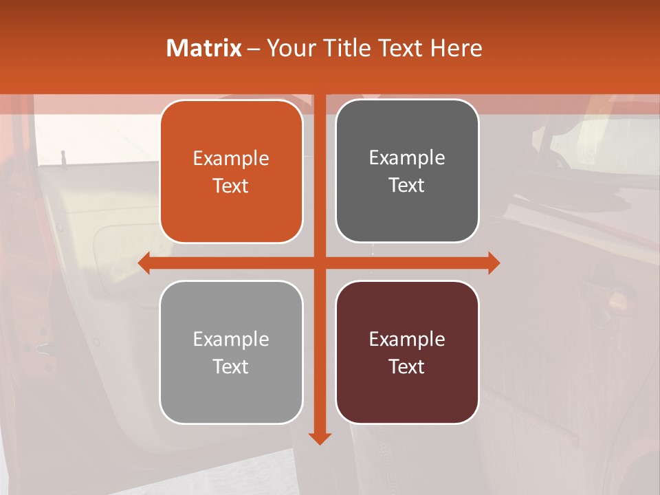 Road Jeans Engine PowerPoint Template
