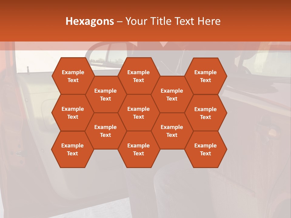 Road Jeans Engine PowerPoint Template