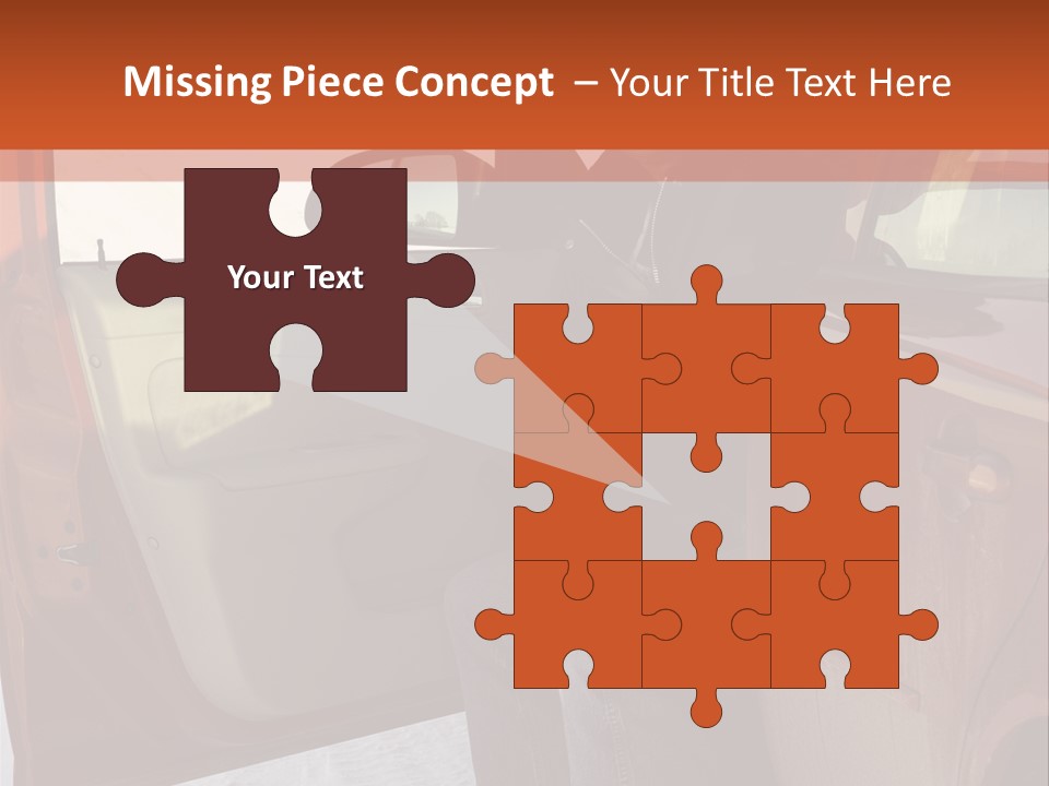 Road Jeans Engine PowerPoint Template