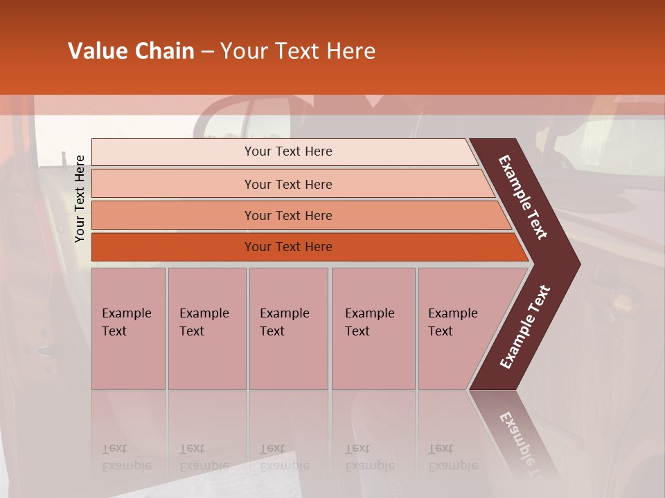 Road Jeans Engine PowerPoint Template