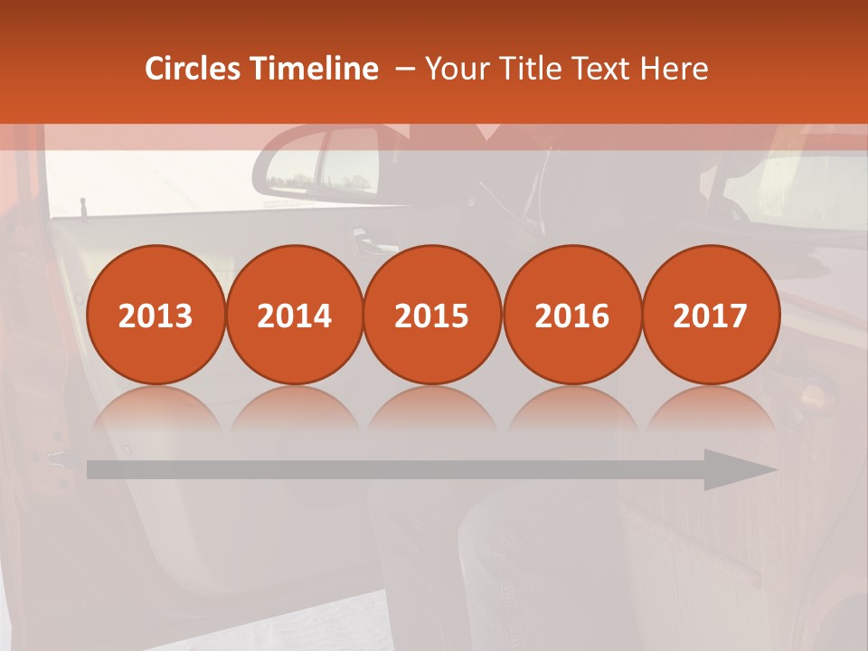 Road Jeans Engine PowerPoint Template