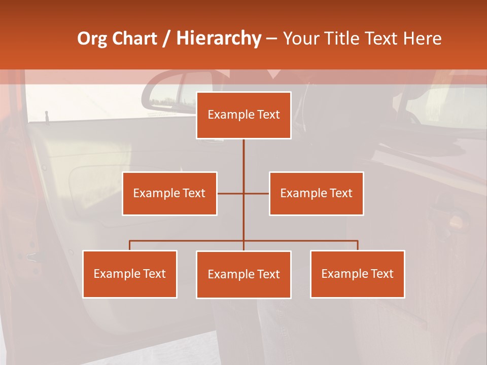 Road Jeans Engine PowerPoint Template