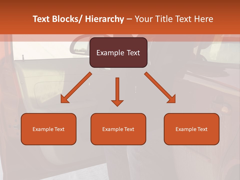 Road Jeans Engine PowerPoint Template