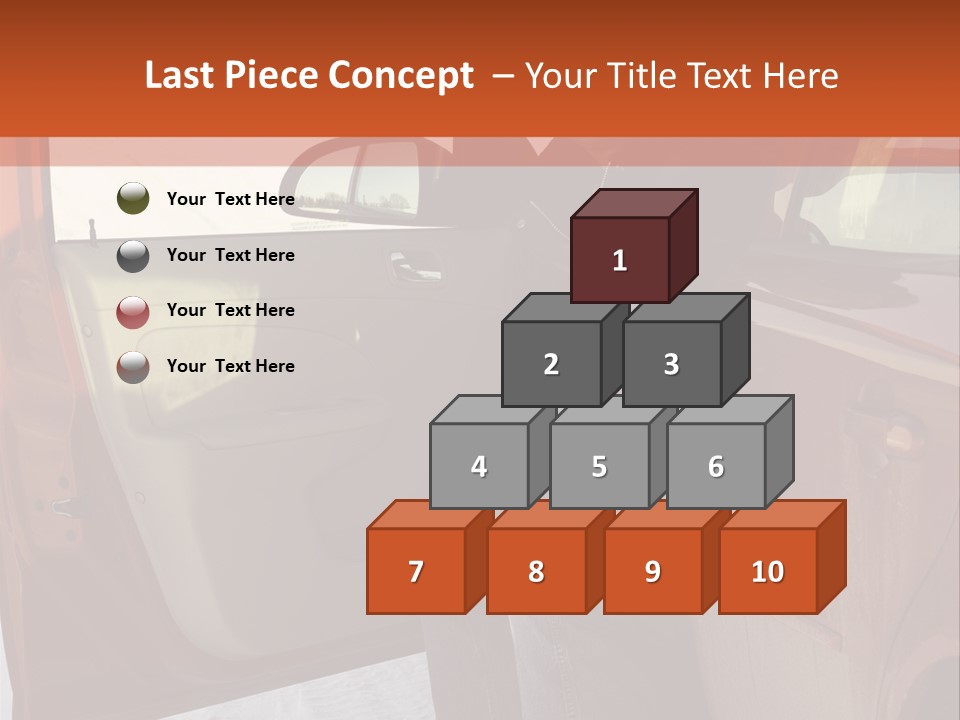 Road Jeans Engine PowerPoint Template