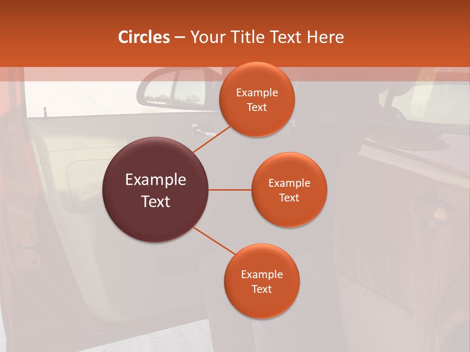 Road Jeans Engine PowerPoint Template
