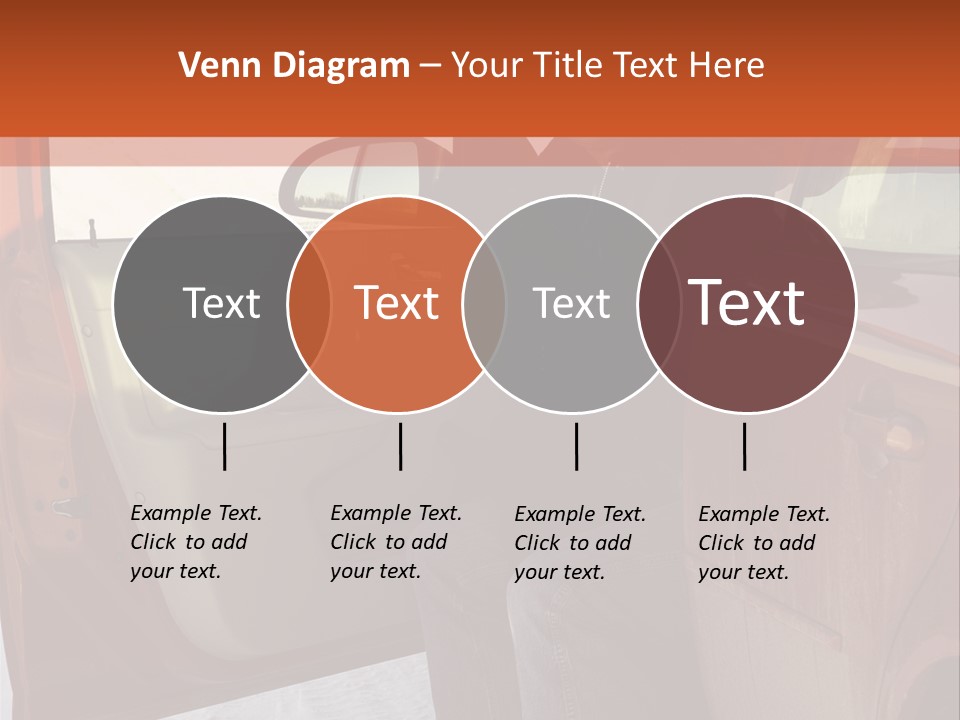 Road Jeans Engine PowerPoint Template