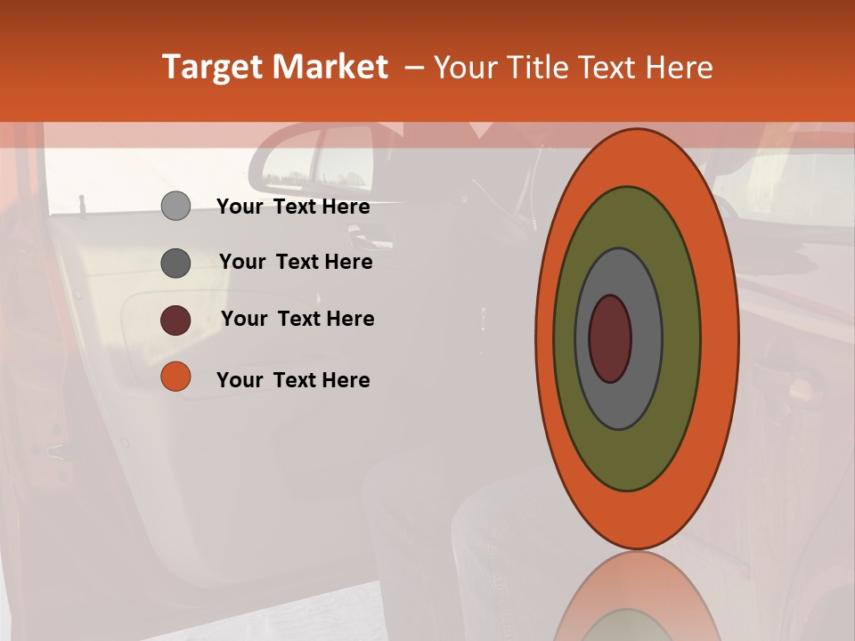 Road Jeans Engine PowerPoint Template