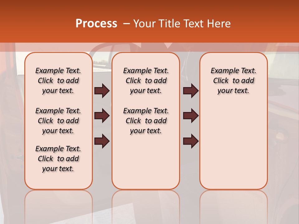 Road Jeans Engine PowerPoint Template