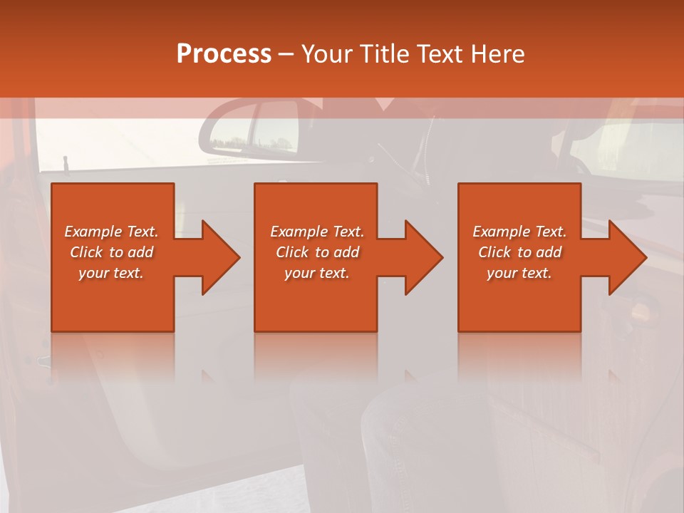 Road Jeans Engine PowerPoint Template