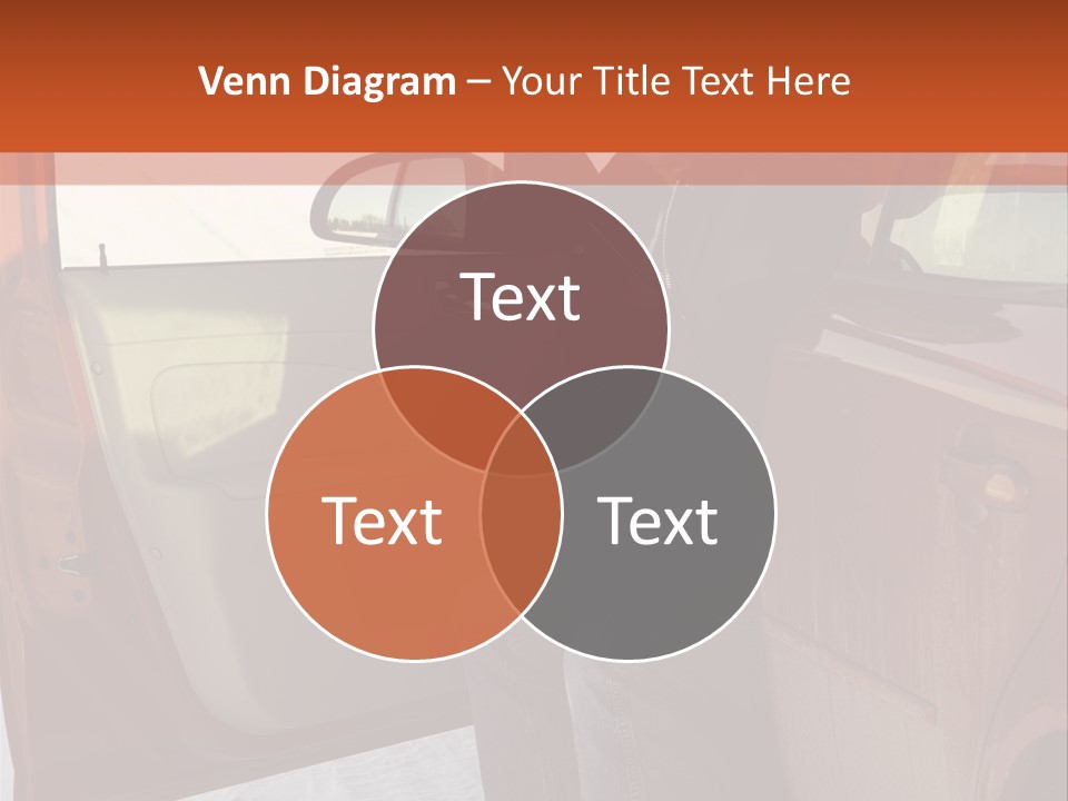 Road Jeans Engine PowerPoint Template