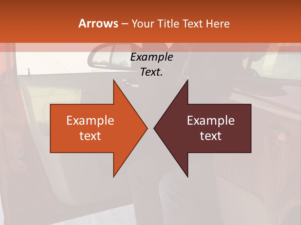 Road Jeans Engine PowerPoint Template