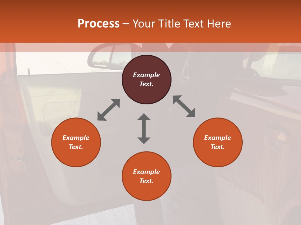 Road Jeans Engine PowerPoint Template