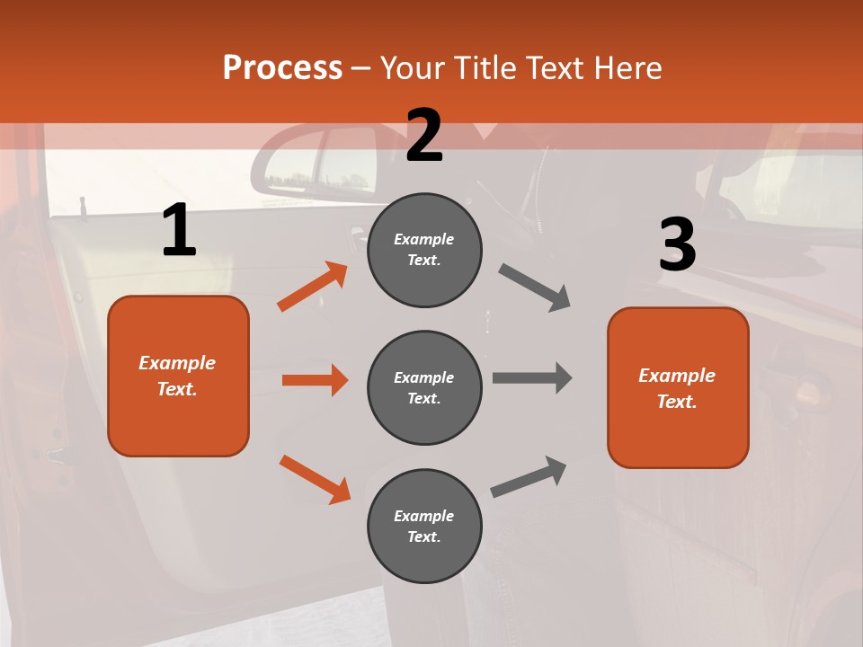 Road Jeans Engine PowerPoint Template