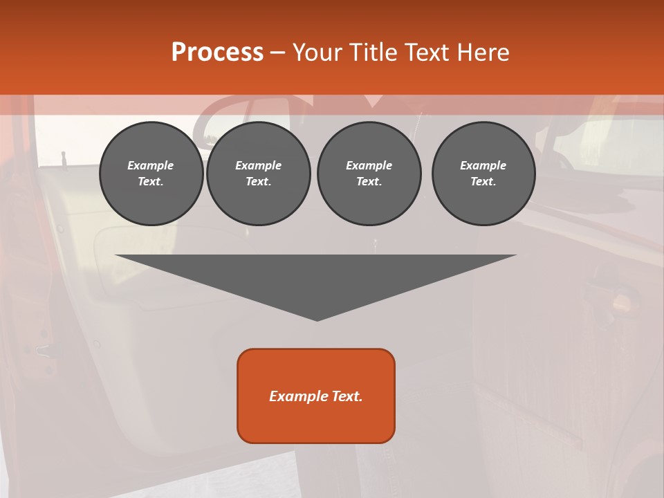 Road Jeans Engine PowerPoint Template