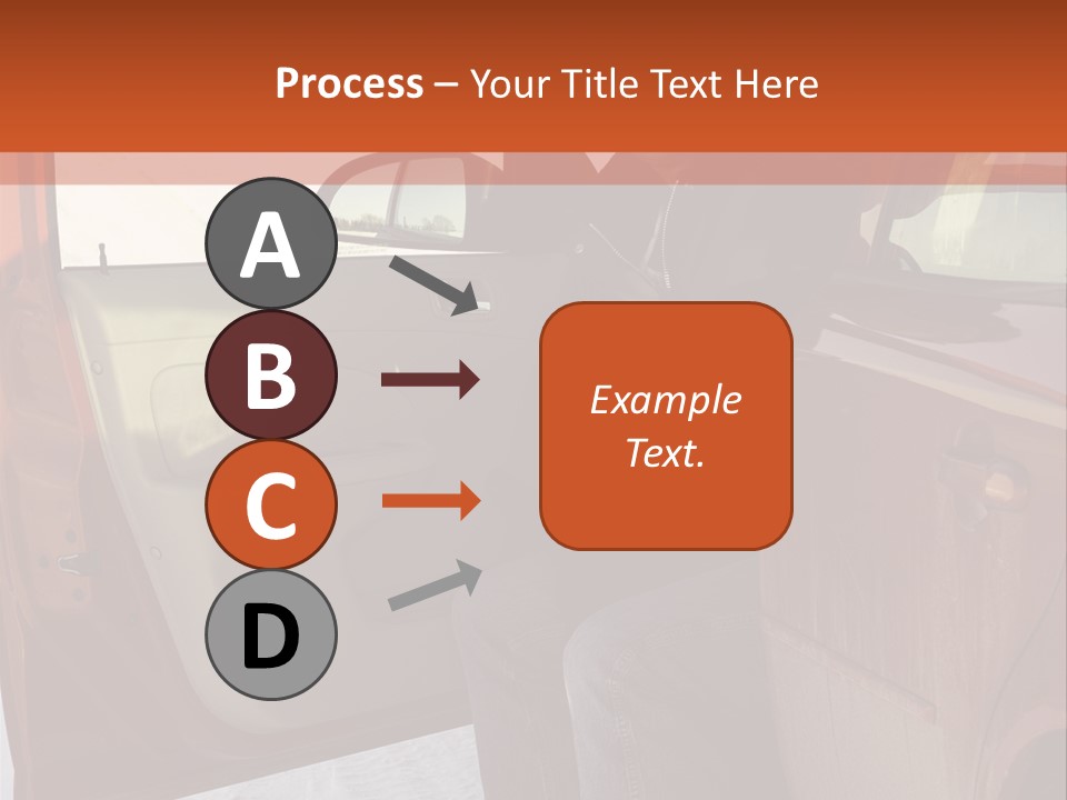 Road Jeans Engine PowerPoint Template