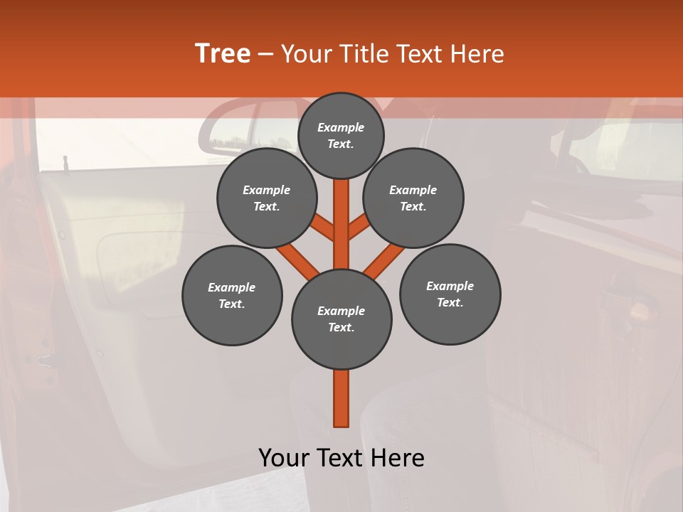 Road Jeans Engine PowerPoint Template