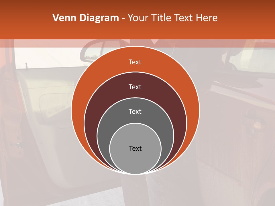 Road Jeans Engine PowerPoint Template