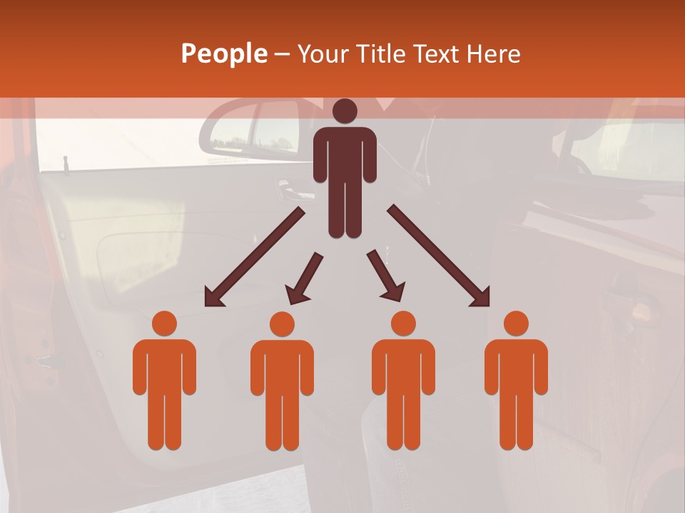Road Jeans Engine PowerPoint Template