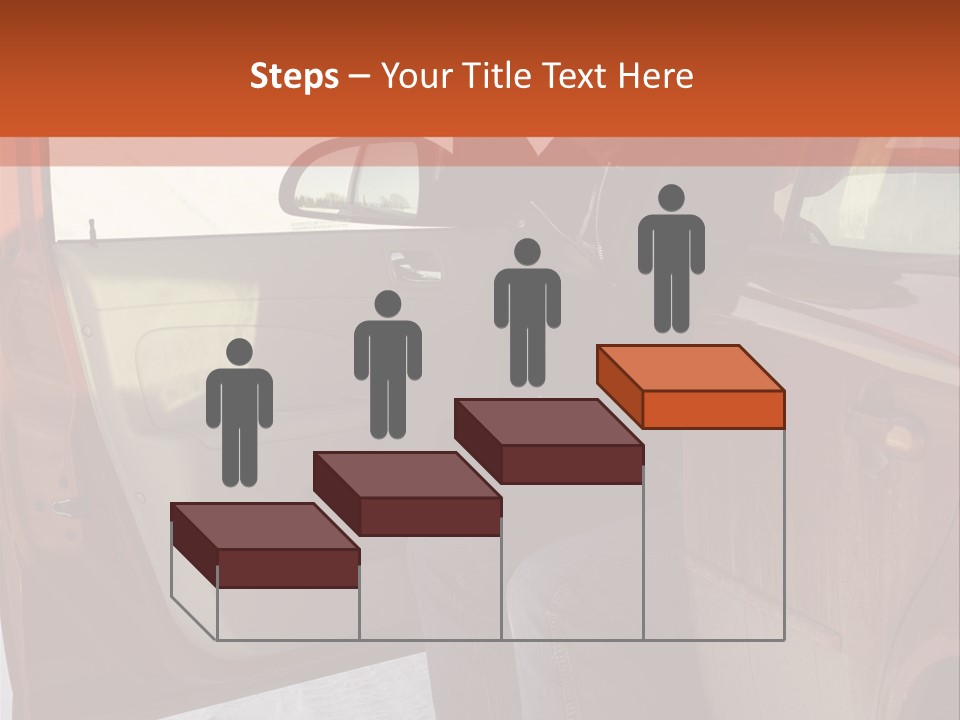 Road Jeans Engine PowerPoint Template