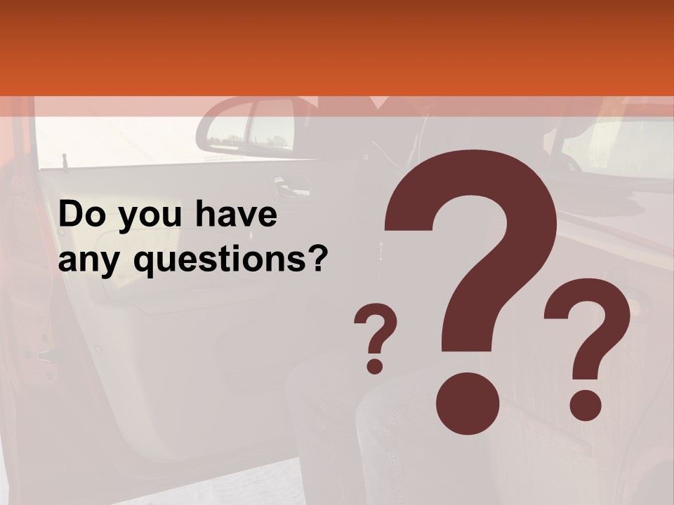 Road Jeans Engine PowerPoint Template