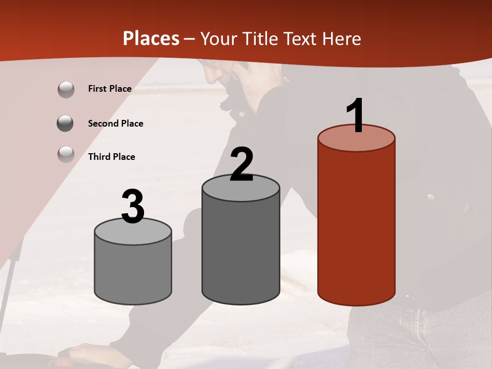 Unhappy Jeans Snow PowerPoint Template