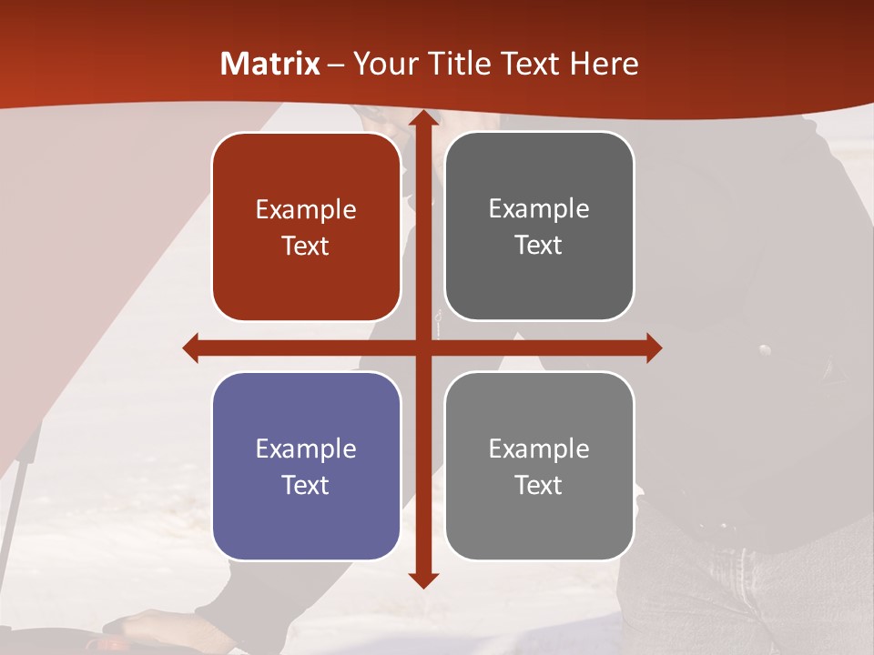 Unhappy Jeans Snow PowerPoint Template