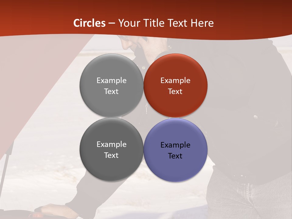 Unhappy Jeans Snow PowerPoint Template