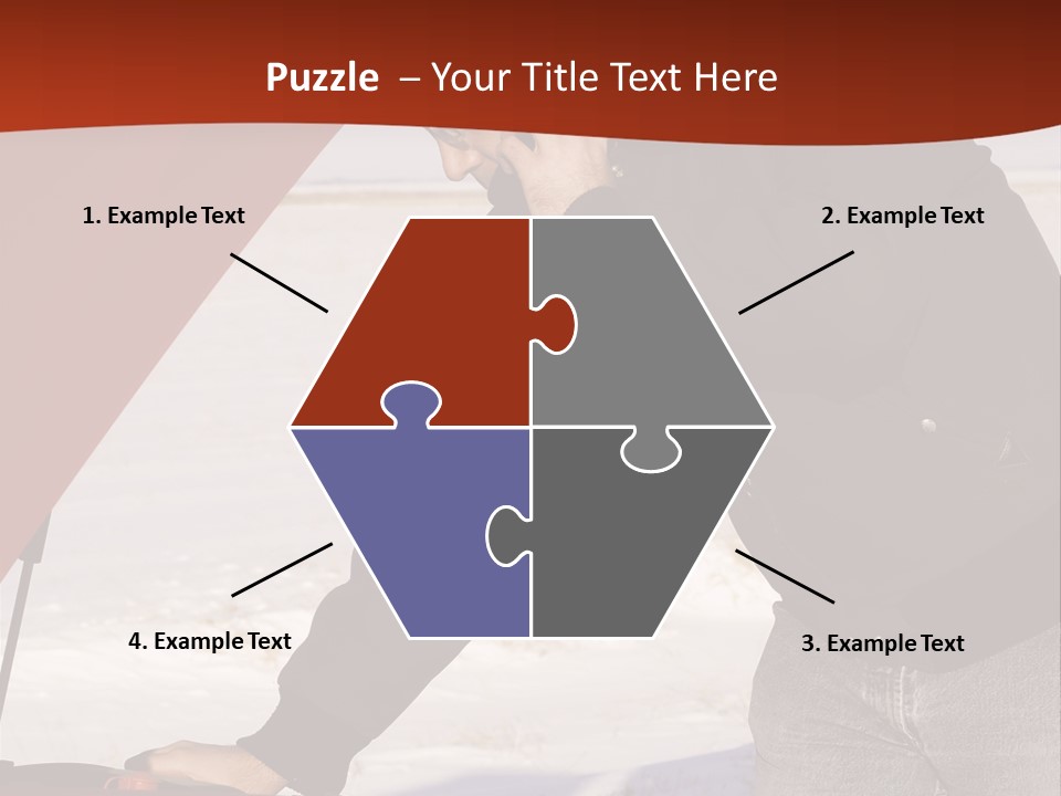 Unhappy Jeans Snow PowerPoint Template