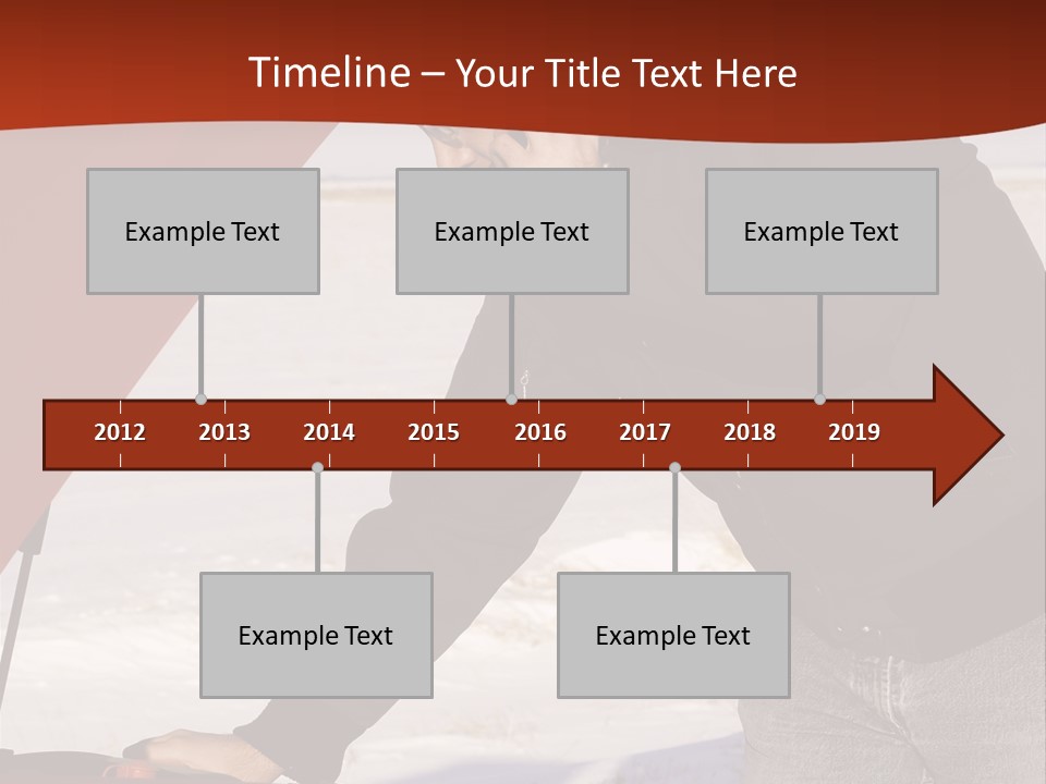 Unhappy Jeans Snow PowerPoint Template