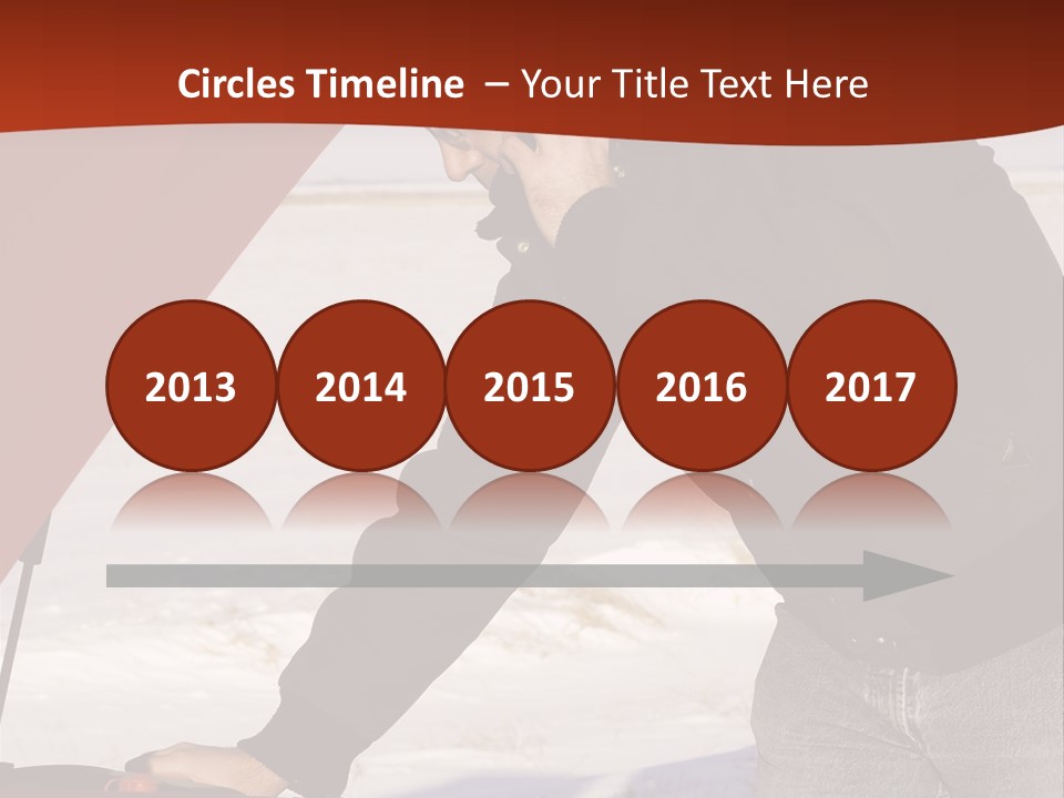 Unhappy Jeans Snow PowerPoint Template